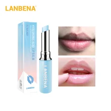 Lanbena ácido hialurónico bálsamo labial mais gordo de longa duração nutritivo hidratante aliviar a secura reduzir linhas finas cuidados com os lábios