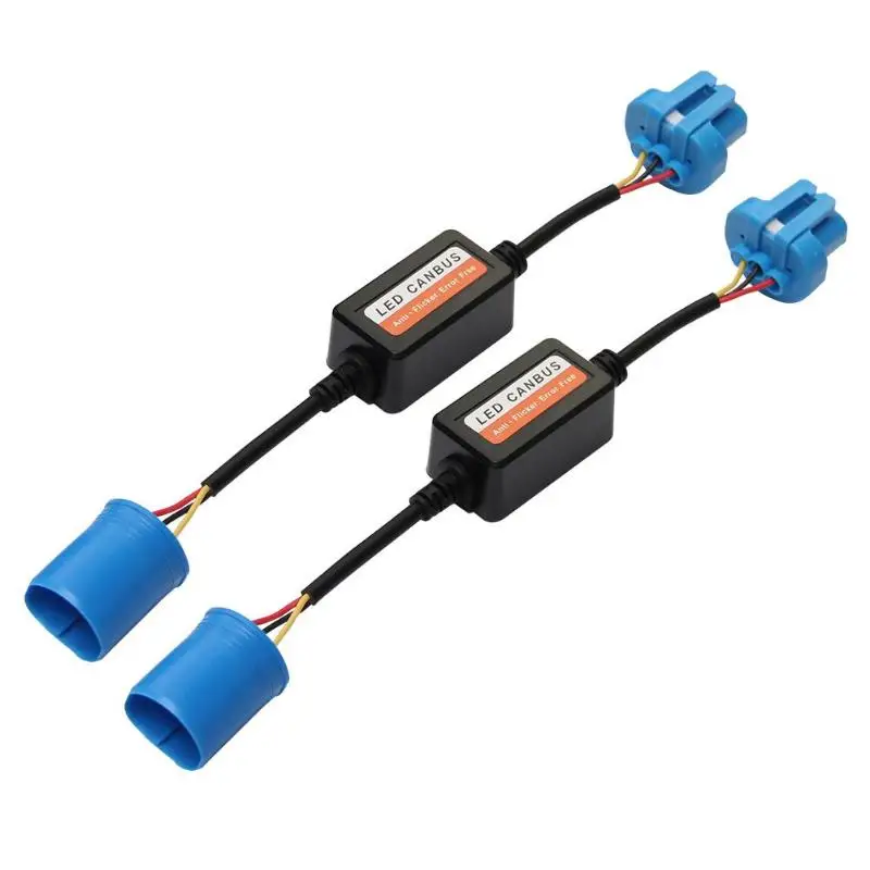 

VODOOL 1 Pair 9007 LED Headlight Canbus Decoders Error Free Anti Flicker Resistor Flash Canceller Car Light Accessories