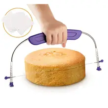 DIY пособия по кулинарии торт пилы ножи делитель Слои пеленки slicer слайсер и DIY выпечки инструмент полукруг фигурный инструмент semicircle 3 шт. se