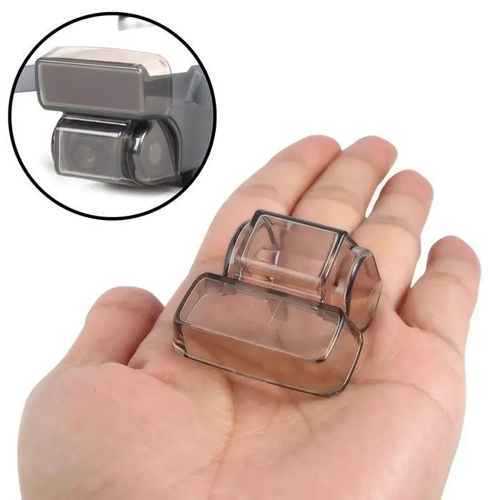

Drone Camera Gimbal Lens Protective Cover Transparent Gray with Snap Joint for DJI SPARK