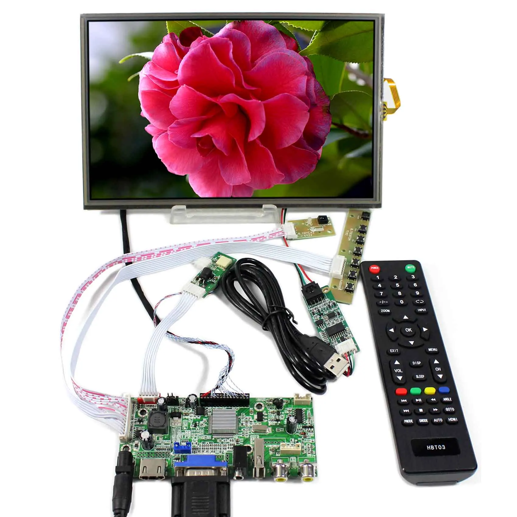 

10.1" ResistiveTouch Panel B101UAN02.1 1920x1200 HDMI+VGA+AV+USB LCD Controller Board