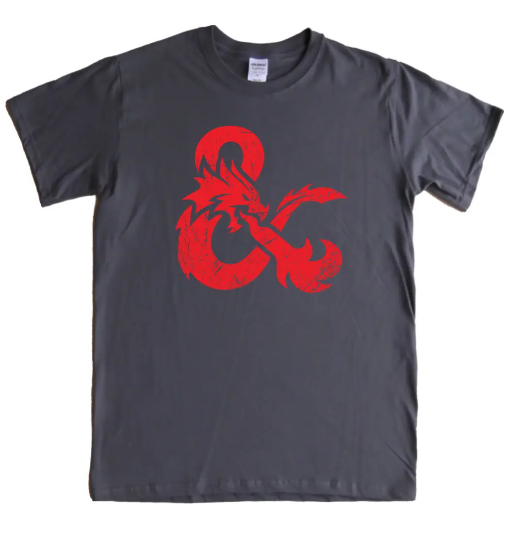 DUNGEONS & DRAGONS LOGO T-shirt S - 3XL Rpg Role Playing Print MENS T Shirt Casual Short Sleeve for Men Clothing Summer DUNGEONS & DRAGONS LOGO T-shirt S - 3XL Rpg Role Playing Print MENS T Shirt Casual Short Sleeve for Men Clothing Summer