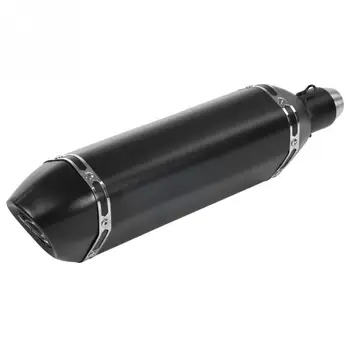

Motorcycle Fashion Black Universal 51mm Slip on Exhaust Muffler Rear Pipe Tailpipe motorcycle accessories motorcycle exhaust