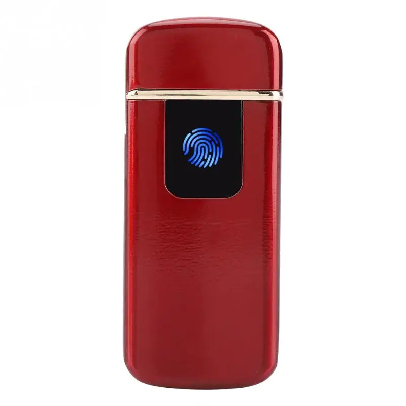 

New Ultra-thin Fingerprint Touch Sensor Electronic cigarette lighters Mini rechargeable electric windproof lighter