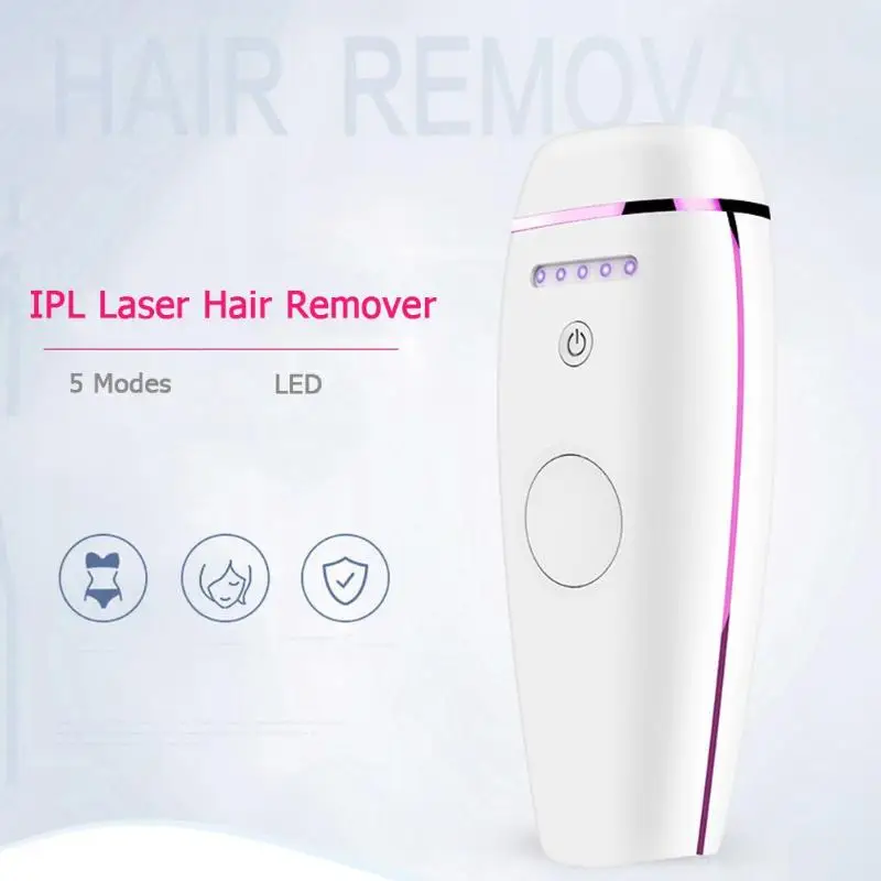 

Pro 5 Modes Electric IPL Laser Hair Remover LED Electric IPL Laser Hair Remover Body Underarm Hair Epilator Machine (EU)
