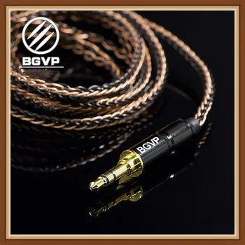 BGVP 5N 160 Core Earphones Hybrid Cable 2.5mm 3.5mm 4.4mm DIY Aficionados MMCX Interchangeable Hifi Headphone Upgrade Cable DM6 1