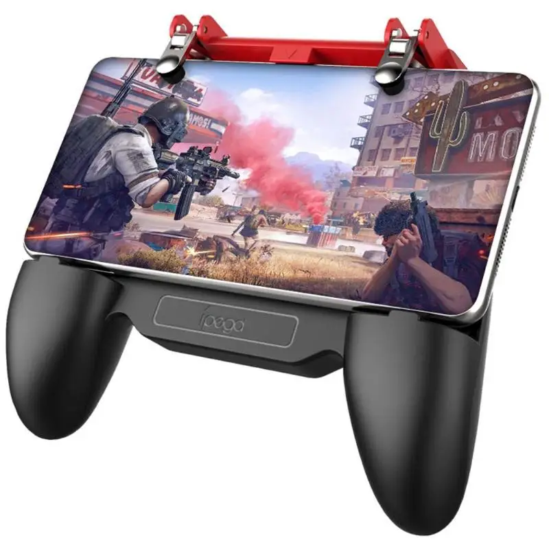 PG-9123 Telescopic Mobile Gamepad Joystick L1R1 Trigger Controller for PUBG w/Cooling Fan Power Ban