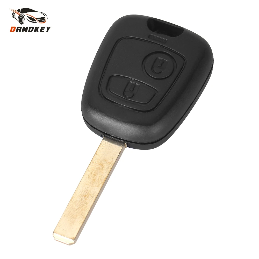 Чехол для ключа Dandkey с 2 кнопками PEUGEOT 307 107 207 206 306 | Автомобили и мотоциклы