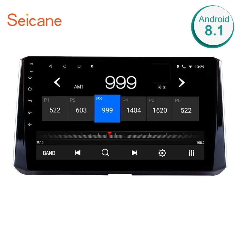 

Seicane Car Radio Multimedia Video Player Navigation GPS Android 8.1 For 2019 Toyota Corolla Support Steering Wheel Control RDS