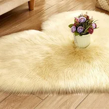 Горячая 50 шт. лохматый ковер для гостиной дома теплый плюшевый пол коврики пушистые коврики детская комната искусственный мех области ковер для гостиной коврики Sil