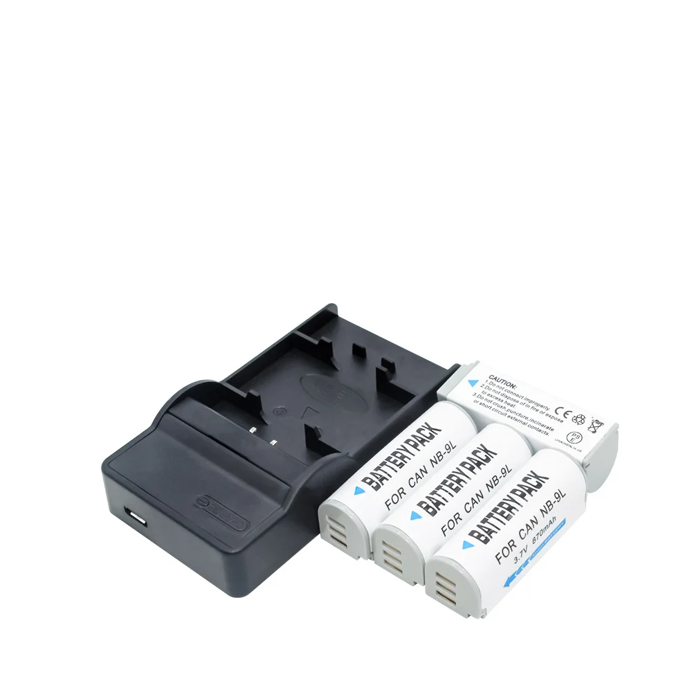 4 шт. NB 9L NB9L литий ионный аккумулятор + 1 usb зарядное устройство для Canon PowerShot N N2 SD4500