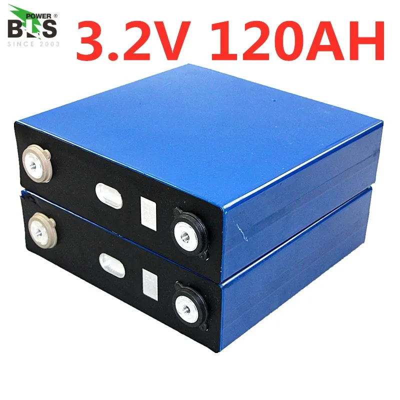 

8PCS 3.2V120AH cells Lifepo4 12v 24V battery high capacity long life 3500 Cycles for Solar power system UPS supply