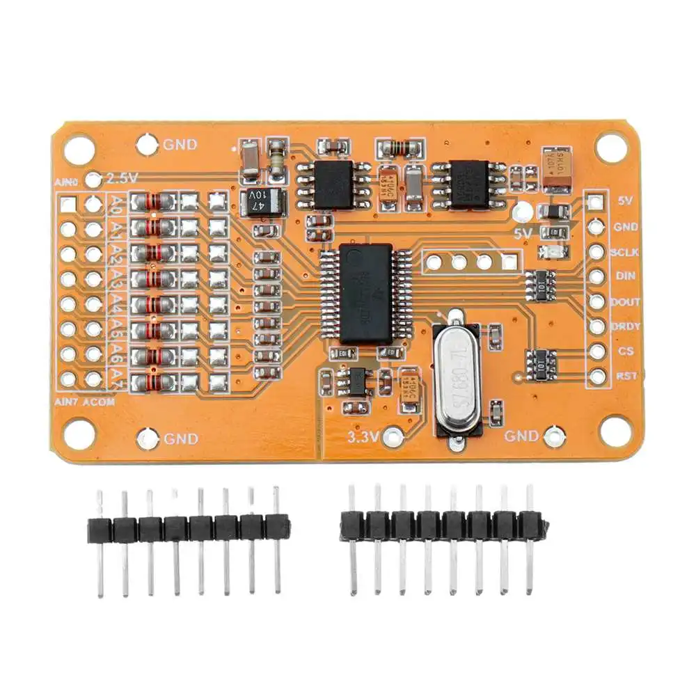 

ADS1256 24 ADC8 Road AD-precision ADC Data Acquisition Module