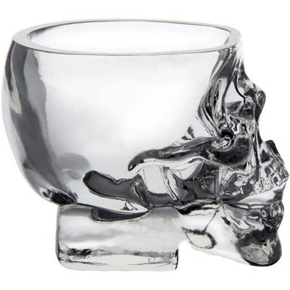 2cps, 3 шт., 4 шт., 4 размера, Хрустальная стеклянная чашка с черепом для виски, вина, водки, прозрачная домашняя посуда для питья, Подарочная чашка для мужчин