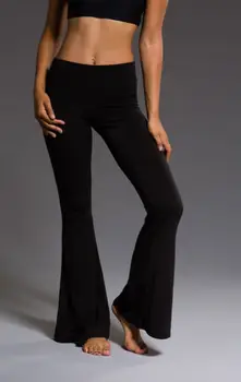 

Women High Waist Bell-Bottom Velvet Long Trousers Loose Flare Dance Pants Hot