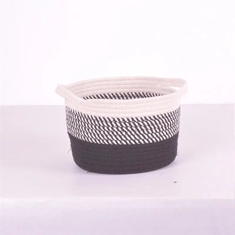 1 Pc أشتات المنظم المحمولة القطن حبل جولة بطانية حامل الحضانة تعوق التجميل حالة سلة الغسيل لعبة تخزين برميل 1 Pc أشتات المنظم المحمولة القطن حبل جولة بطانية حامل الحضانة تعوق التجميل حالة سلة الغسيل لعبة تخزين برميل