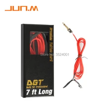 1 шт., 7 футов, высокое качество, красная татуировка, зажим, крючок, шнур для питания, тату машина, Fuente de alimentacin, тату