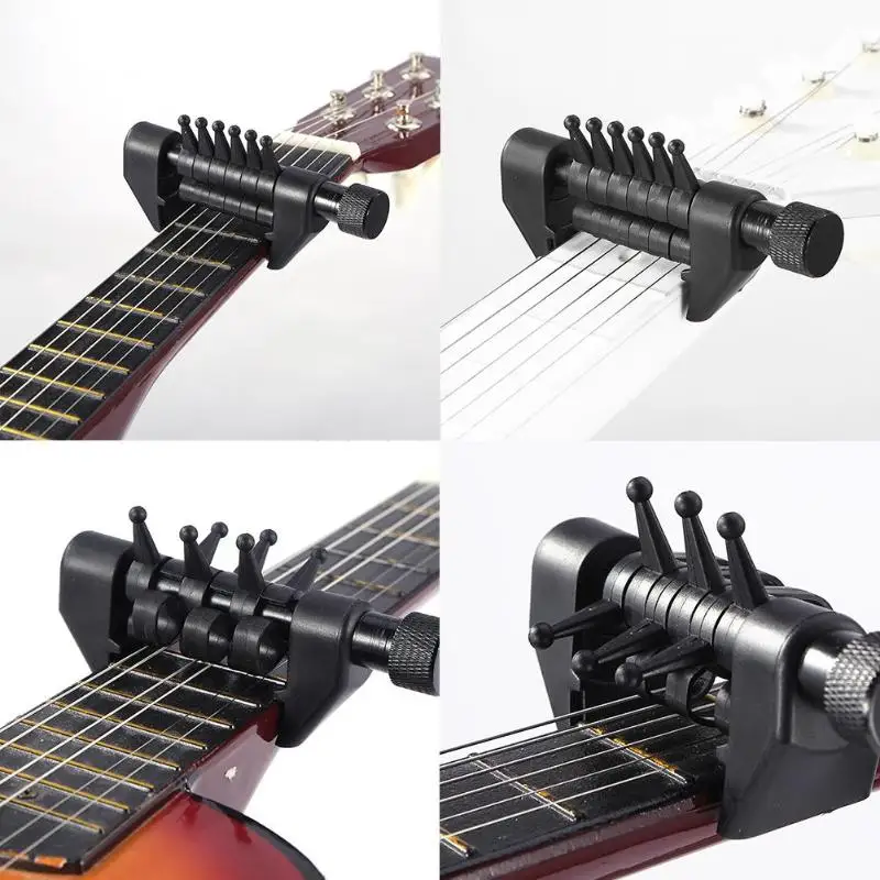 Многофункциональная WA-20 гитара капо открытая Настройка паук аккорды тон Регулировка быстрая замена зажим для Запчасти для акустической гитары