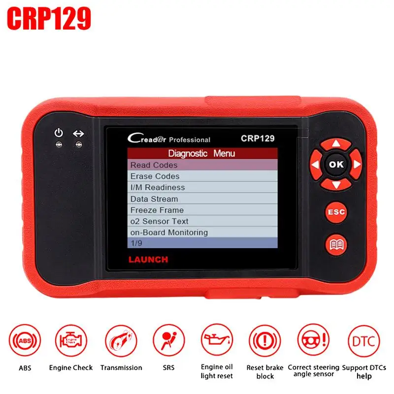 

New Fault Detection Instrument Automobile Diagnostic Equipment Tool For ENG/AT/ABS/SRS EPB/Oil/SAS Reset X431 CRP 129 CRP 123