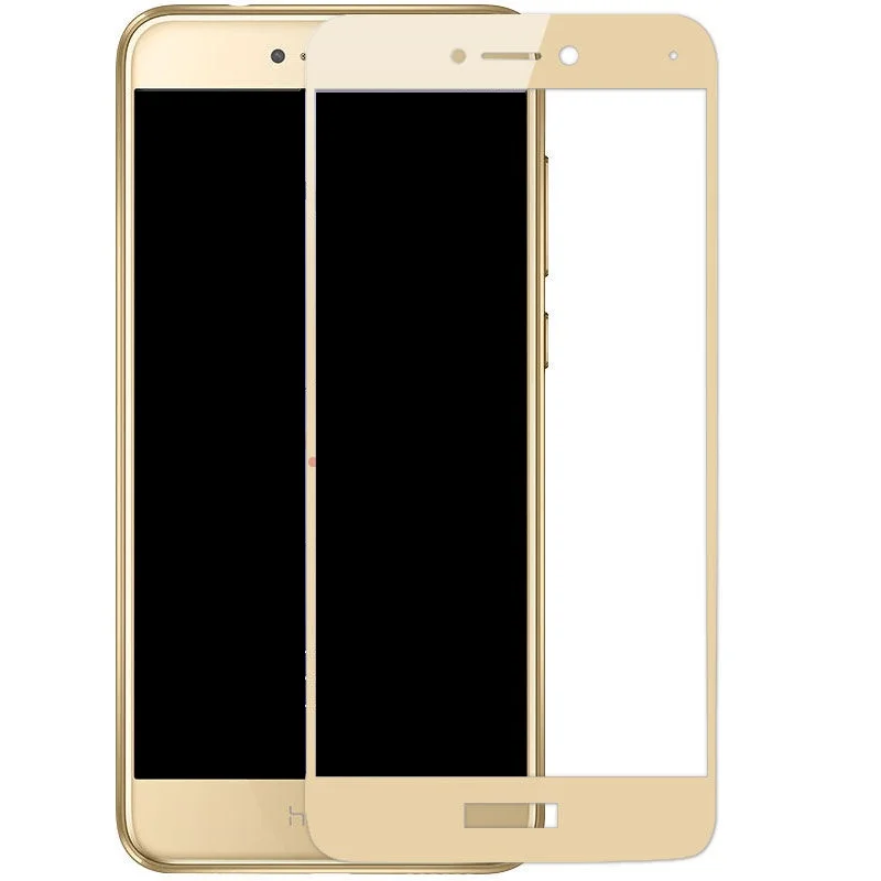 Полное покрытие закаленное стекло для HUAWEI Honor 8 Lite P8lite 2017 PRA AL00X черный белый цвет