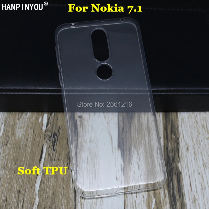 Для Nokia 7 1 TA 1085 1095 1096 5 84 &quotНовый Ультратонкий Мягкий ТПУ защитный силиконовый гель