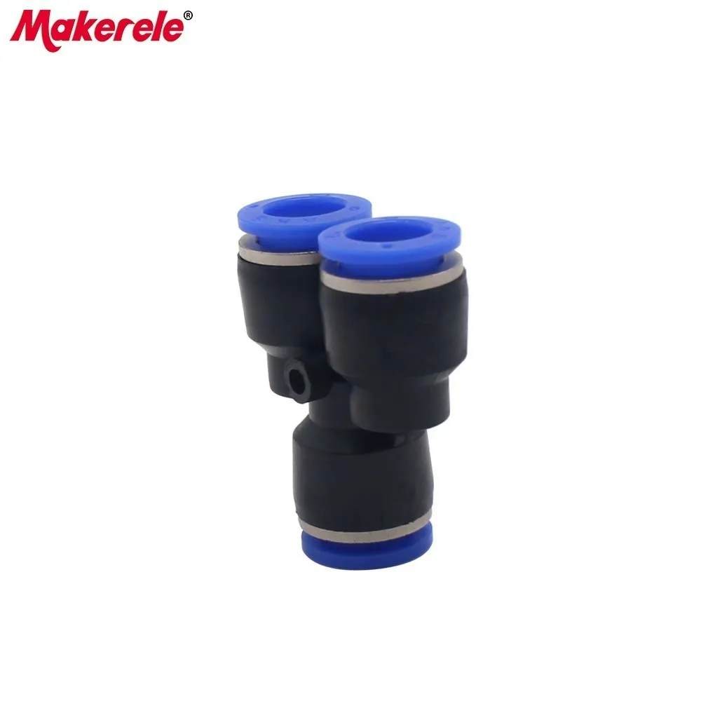 

connector pneumatic 3 Way Y Type PY12 plastic pipe connectors with lowest price High quality 1pcs Free shipping