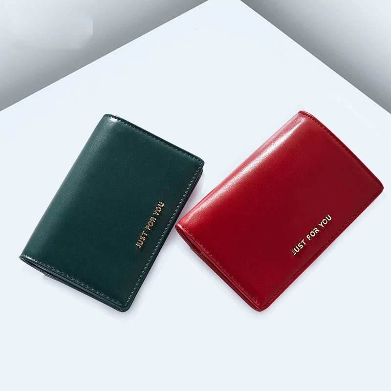 

Women's Wallet Simple Fashion Small Wallet Multi-Function Two Fold Hand Bag Female Bag Multi-Card Change Coin Packet