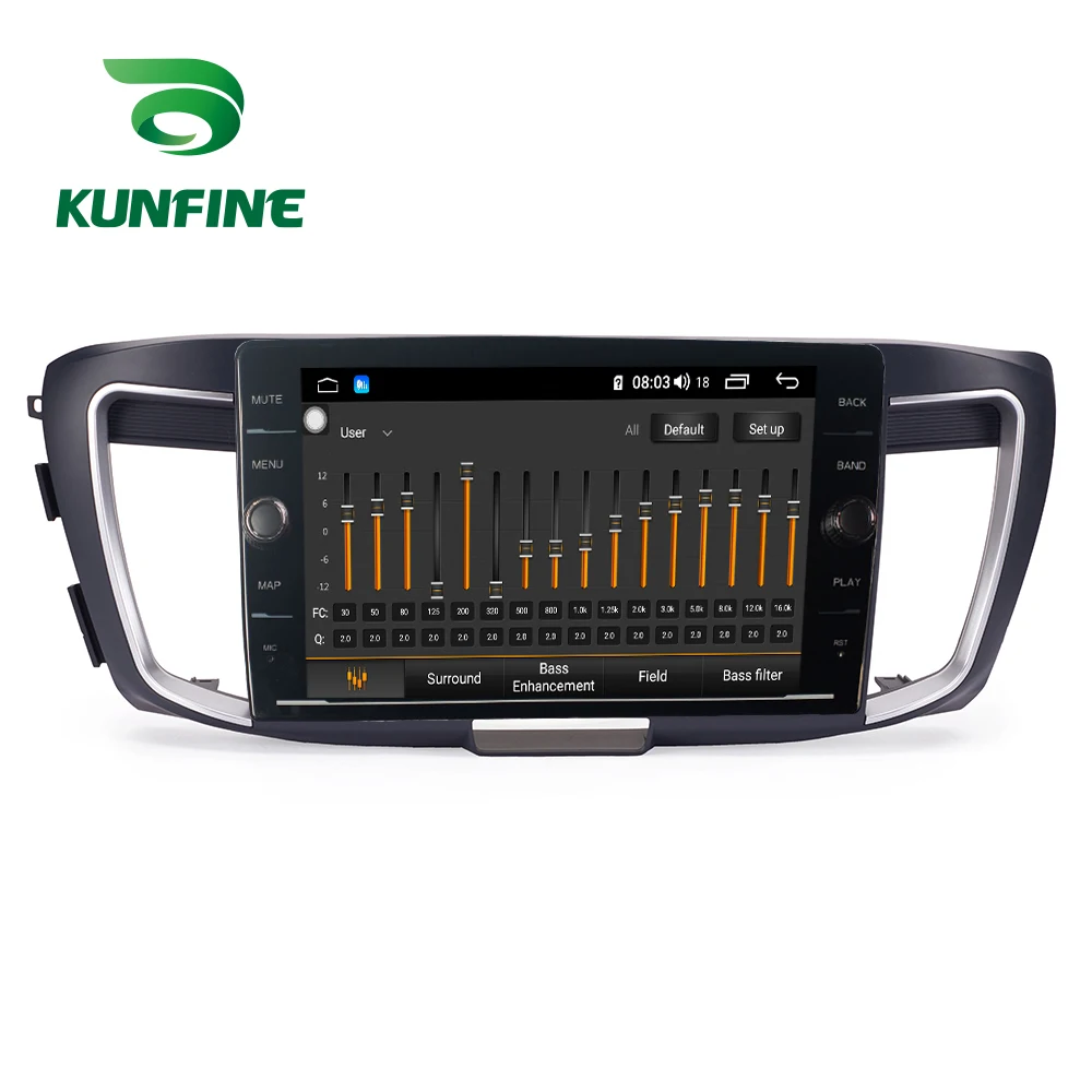 Discount Octa Core ROM 64GB Android 8.1 Car DVD GPS Navigation Player Deckless Car Stereo For Honda Accord 2014-2017 Radio Headunit 4
