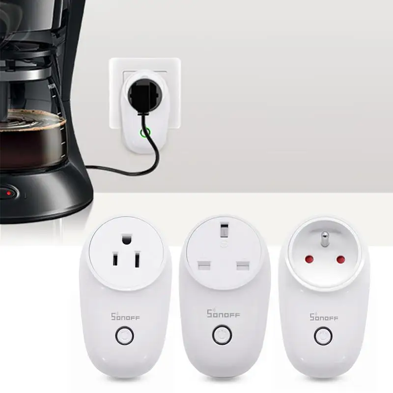 

Sonoff S26B WiFi Smart Socket Wireless Plug Power Socket Smart Home Switch Smart Remote Control For Alexa Google IFTTT Homekit