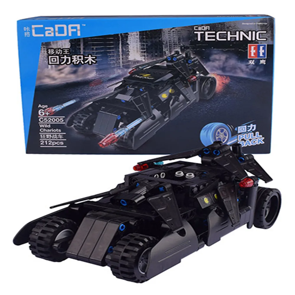 

Cada Double E 212pcs Mobile Technic Cross-country Motorcycle Sports Car Speed Building Block Bricks DIY Children Kids Toys