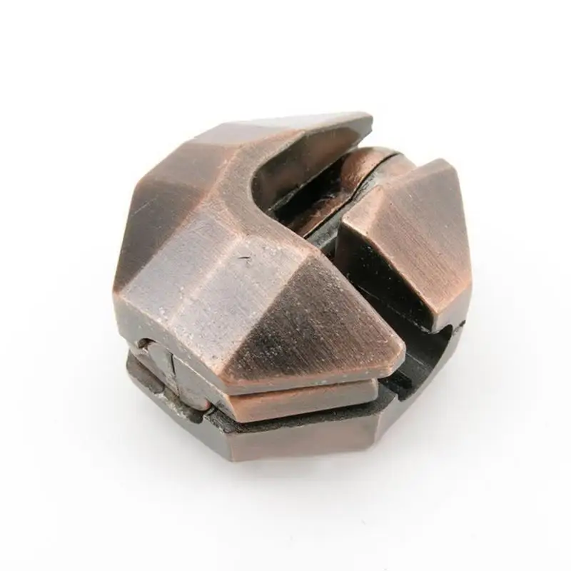 New Style Turtle Alloy Shell Lock Puzzle Classic Metal Brain Teaser IQ EQ Test Intellgence Toy Gift For Adults Children Kids