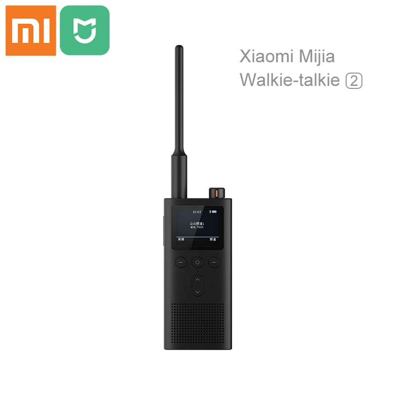 

Xiaomi Mijia 5200mAh Walkie talkie 2 IP65 Waterproof and dust-proof Portable Outdoor Radio transceiver UVHF dual band interphone