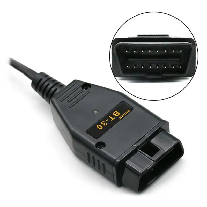 BT 30 Автомобильная линия аккумулятора OBD с пожарным проводом подключения