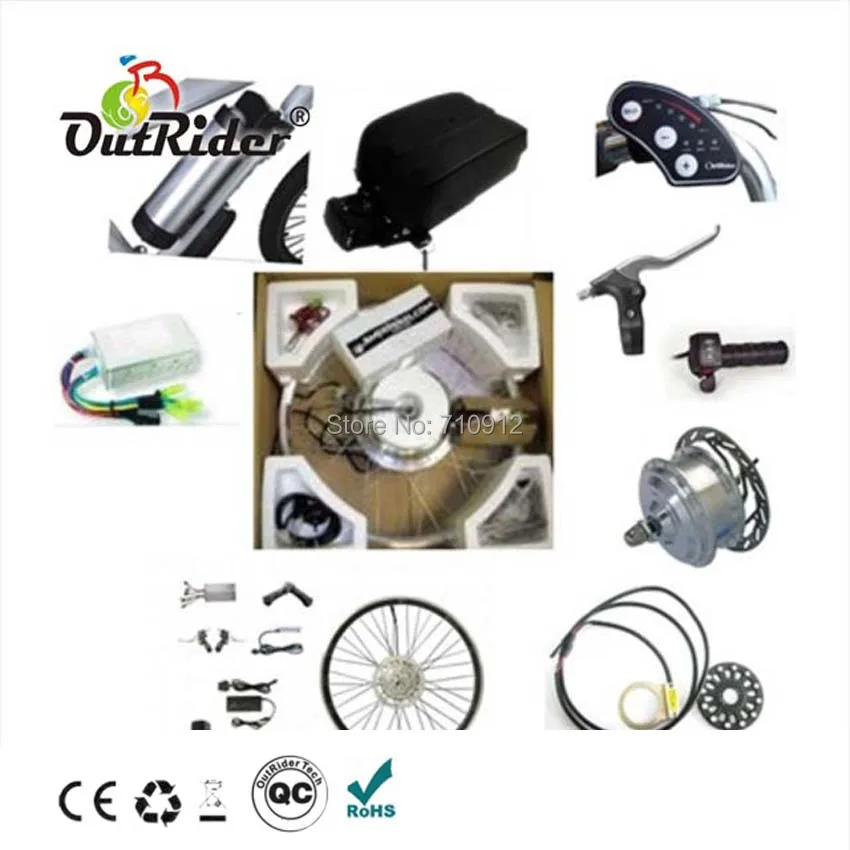 

2018Hot 24V250WDisc Brake Hub Motor Electric Bicycle/Ebike Conversion Kit Kettle Shape Lithium Battery EN15194 ORK-MINID