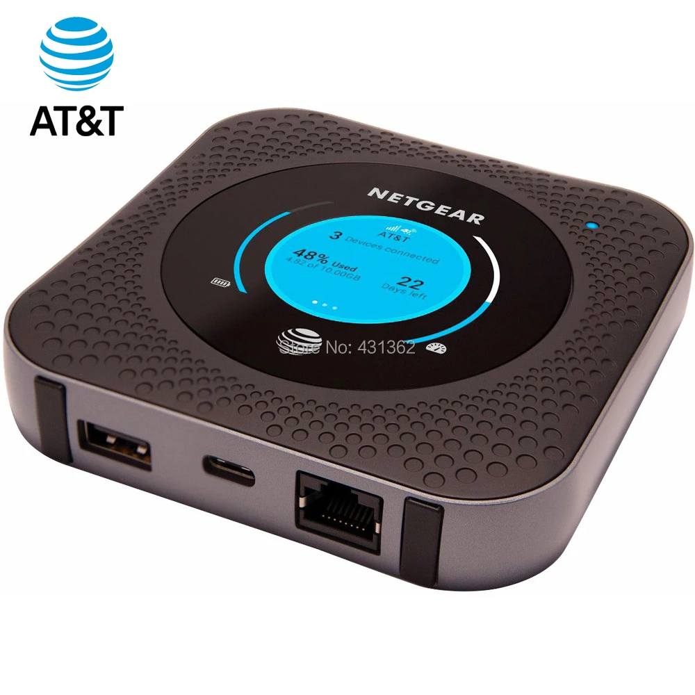Мобильный роутер Netgear AT&T MR1100 Cat16 Nighthawk 4G LTE с поддержкой B1/B2/B3/B4/B5/B7/B12/B29/B30B/66|3G/4G