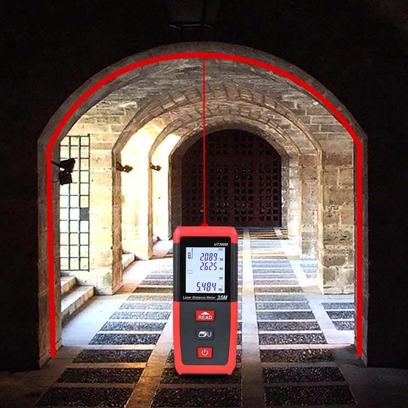 Uni T UT390M Высокоточный дальномер 0 05 35 м для охоты|Лазерные дальномеры| |