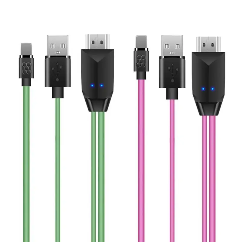 8Pin к 1080P HDMI HDTV AV Кабель-адаптер провод для iPhone 6/7/8/X включая видео и цифровой аудио