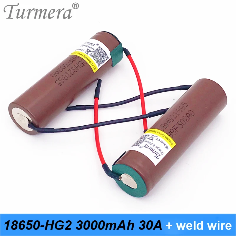 battery 18650 hg2 18650 3000mah battery 30a rechargeable 18650 battery with diy wire for shura screwdriver tool battery Turmera battery 18650 hg2 18650 3000mah battery 30a rechargeable 18650 battery with diy wire for shura screwdriver tool battery Turmera