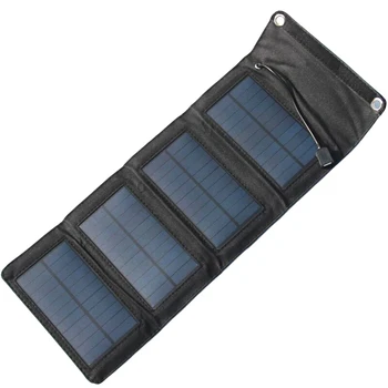 

10W Foldable Solar Panel Charger Outdoor 5V USB Output Solar Charger Power Supply Waterproof New