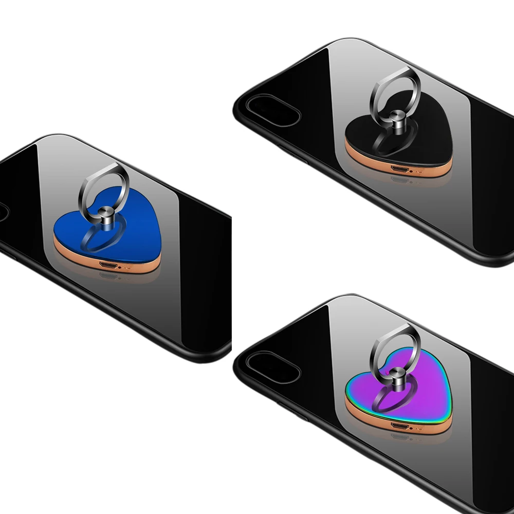 

for Creative Love Ring Buckle Charging Lighter Phone Holder Cigarette Lighter