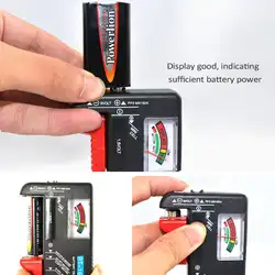 Alloet дисплей со стрелкой батарея тестер для AAA AA C D AG серии кнопки сотового For1.5V одноразовые и перезаряжаемые батареи