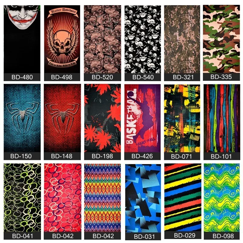 Spider Sports Scarf Magic Headband Cycling Bicycle Running Bike Winter Mask Head Scarves Neck Warmer Tube Face Buff Bandanas