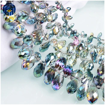 

JuleeCrystal Teardrop Beads Colorful All Size Available Crystal Glass Beads For Jewelry Making