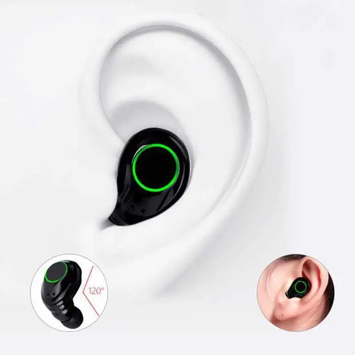 Капсульные беспроводные наушники V5.0 Bluetooth гарнитура с глубокими басами стерео