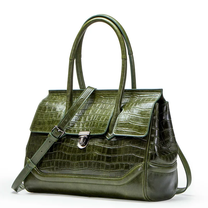 

Luxury Handbags Brand Designer Women Bags Genuine Leather Tote Summer Bag With Lock Cowhide Single Shoulder Handbag Sac A Main