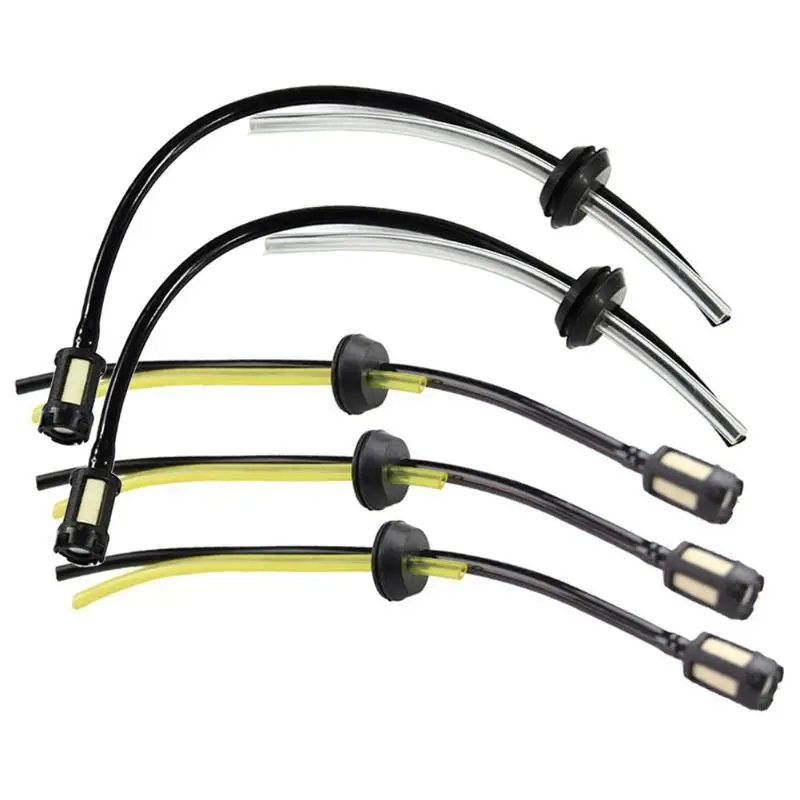 

5pcs Oil Saw Fitting Lawn Mower Grass Trimmer Gasoline Pipe Filter Oil Pipe Home Lawn Cutter Machine Accessories