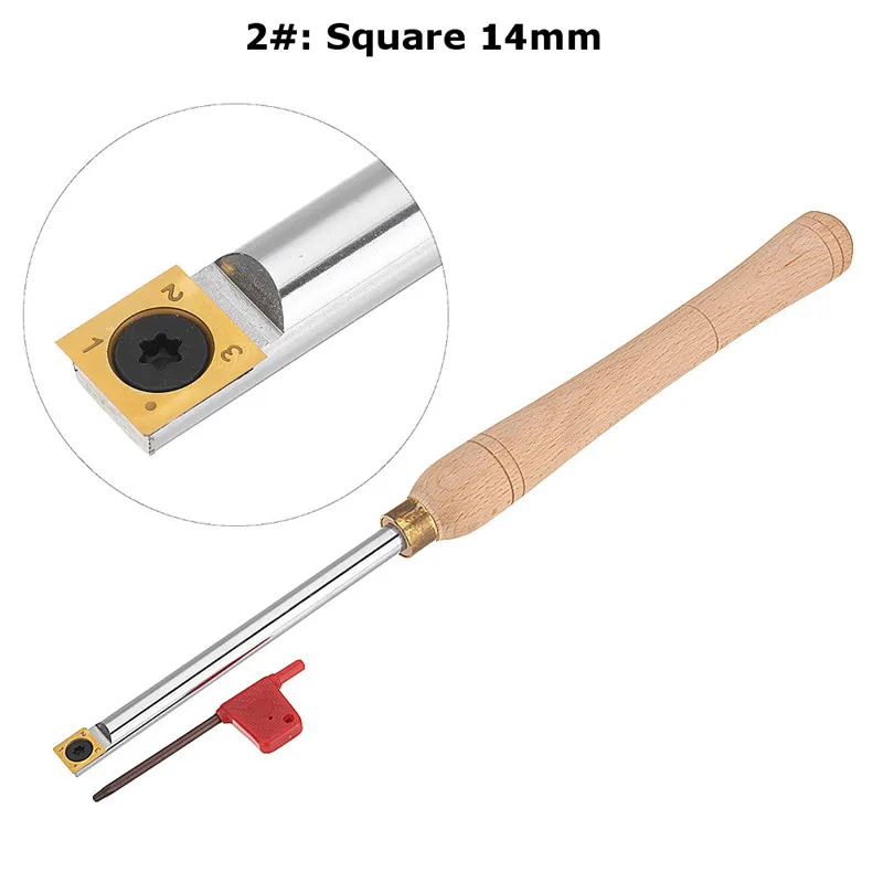 10 типов инструменты для токарной обработки древесины деревянная ручка с титановым покрытием дерево карбид Вставки Резак Круглый хвостовик, деревообрабатывающий инструмент