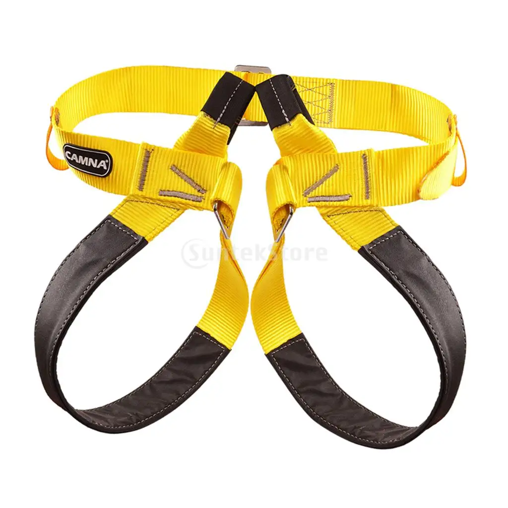 Sports & Entertainment Competent Thicken Climbing Harness Adjustable Waist Leg Protection Safety Belt Half Body Outdoors Climbing Accessories