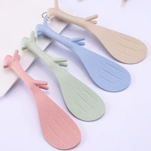 Антипригарное весло для риса с пластиковой ручкой в форме белки, креативный стоячий ковш, бытовой кухонный инструмент