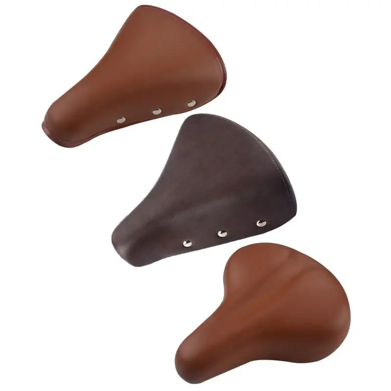 

Bike Seat Cushion Soft And Comfortable Waterproof Vintage Saddle Spring Shock Cushion Seat Vintage Bicycle Cushion